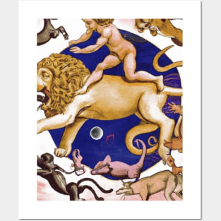 The lion lover and animal lover gifts for kids who love animals Posters and Art